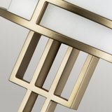 Fusion 1lt Wall Light Painted Natural Brass