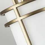 Fusion 1lt Wall Light Painted Natural Brass