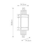Fusion 1lt Wall Light Painted Natural Brass