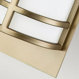 Fusion 2lt Wall Light Painted Natural Brass