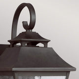 Galena Medium Outdoor Wall Lantern in Sable Finish
