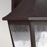 Galena Medium Outdoor Wall Lantern in Sable Finish