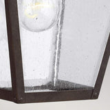 Galena Medium Outdoor Wall Lantern in Sable Finish