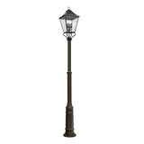 Galena 4 Light Lamp Post Sable