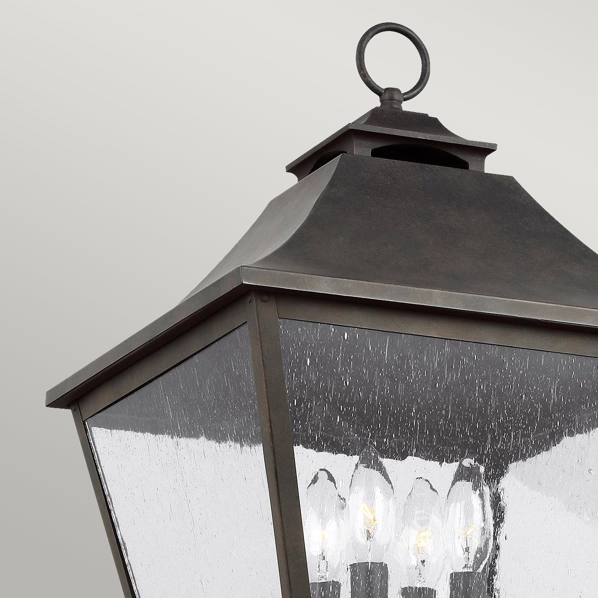 Galena 4 Light Lamp Post Sable