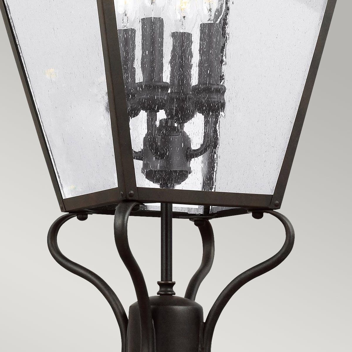 Galena 4 Light Lamp Post Sable