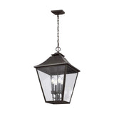Galena 4-Light Outdoor Pendant Lantern in Sable Finish