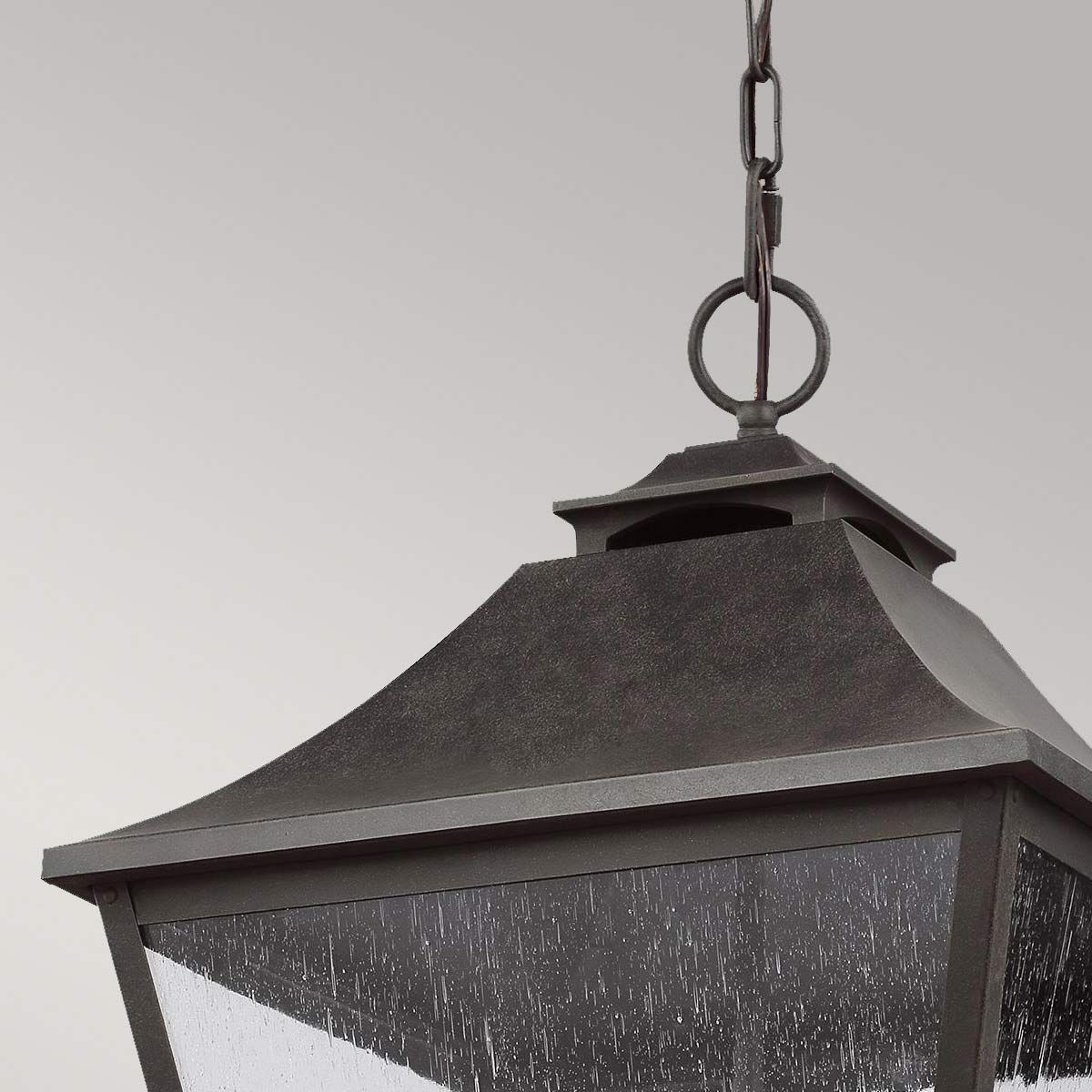 Galena 4-Light Outdoor Pendant Lantern in Sable Finish