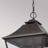 Galena 4-Light Outdoor Pendant Lantern in Sable Finish