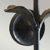 Georgia Aged Iron Floral Wall Sconce