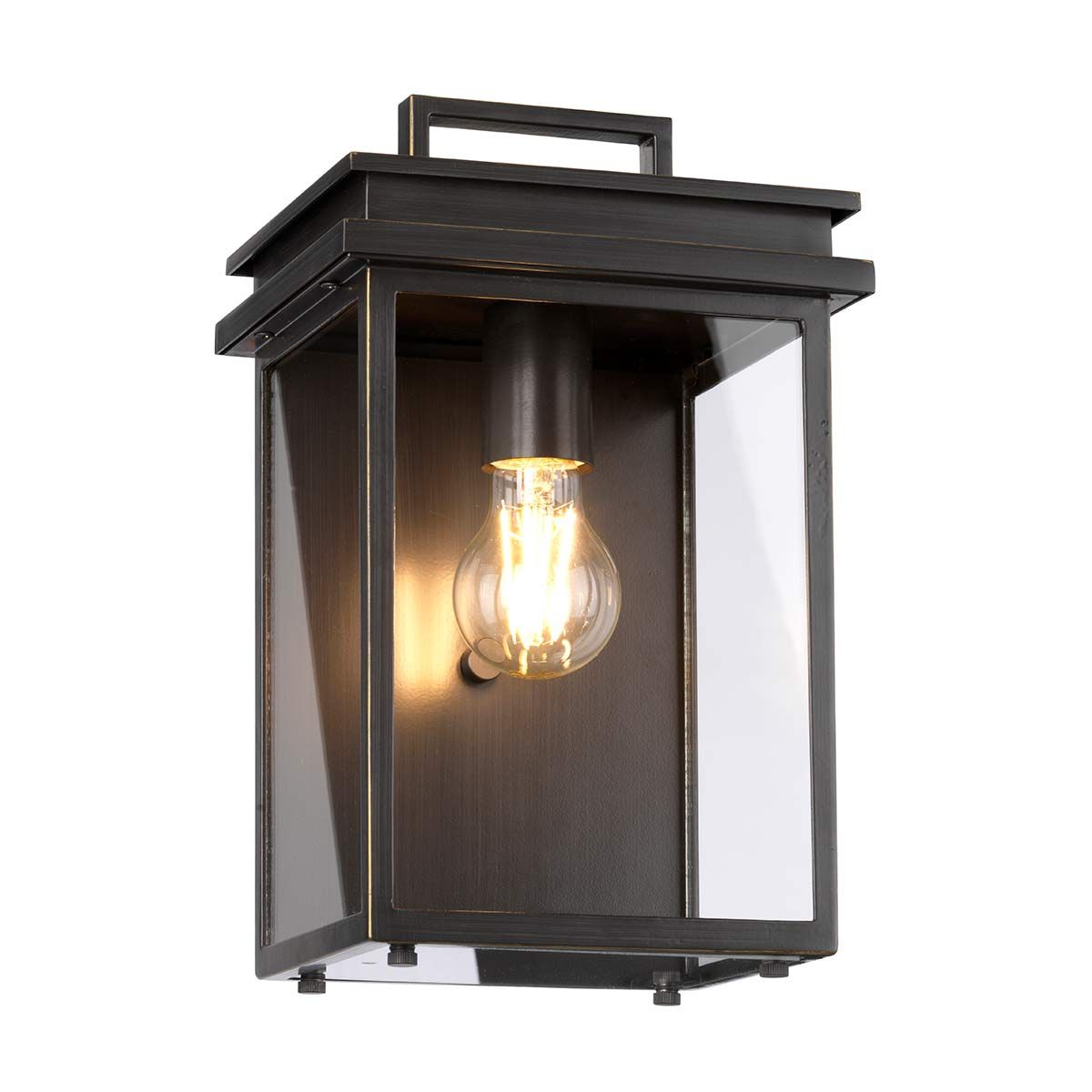 Glenview Antique Bronze Outdoor Wall Lantern