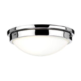 Gravity Duo Flush Ceiling Light - Polished Chrome Finish