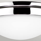 Gravity Duo Flush Ceiling Light - Polished Chrome Finish
