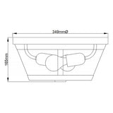 Elegant Seeded Glass and Polished Nickel Ceiling Fixture with Dual Bulb Sockets