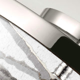 Contemporary Harrow Dual-Light Semi-Flush Fixture