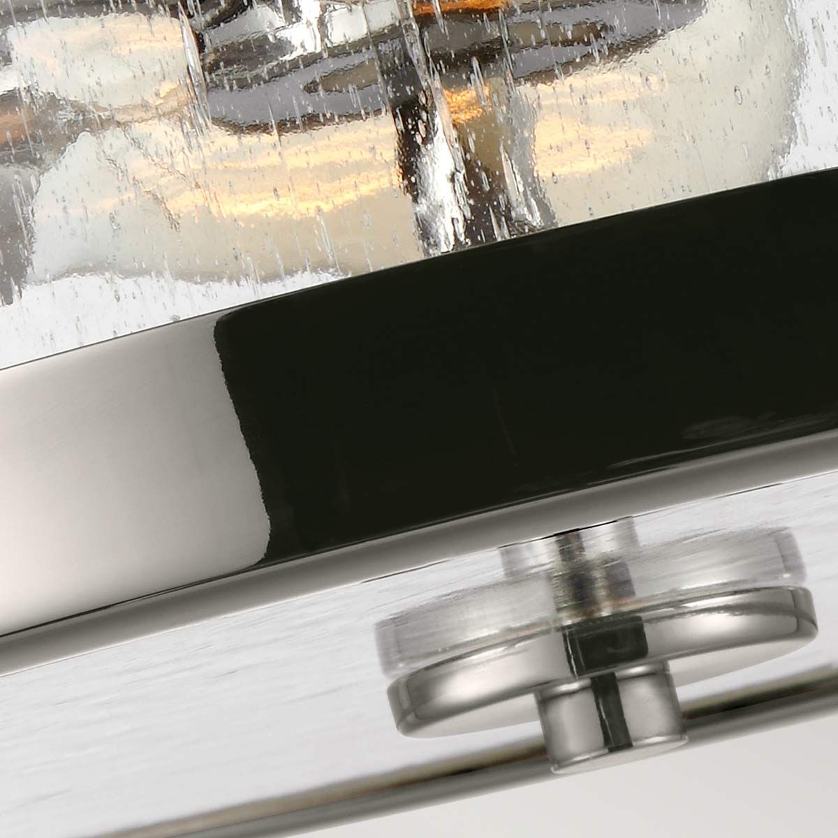 Contemporary Harrow Dual-Light Semi-Flush Fixture