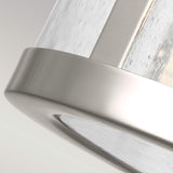 Contemporary Harrow Dual-Light Semi-Flush Fixture