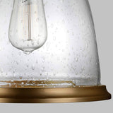 Hobson Medium Pendant Light in Aged Brass Finish