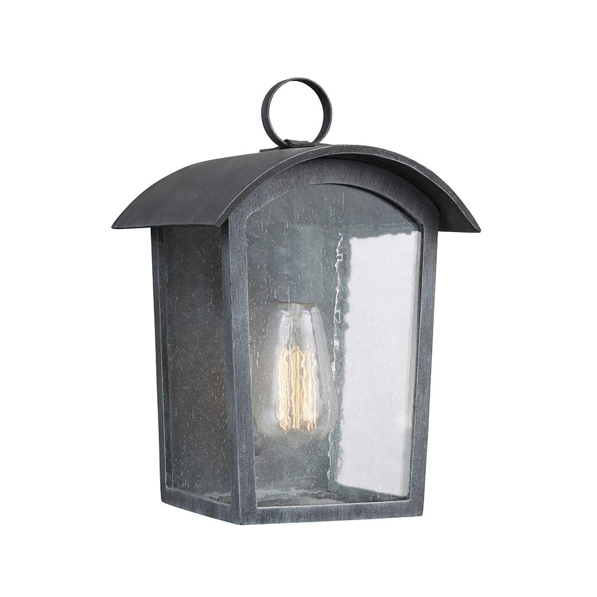 Hodges Ash Black Outdoor Wall Lantern