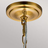 Hounslow Mini Pendant in Burnished Brass with Clear Glass Shade