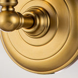 Colonial Elegance: Huguenot Lake Brass Wall Light