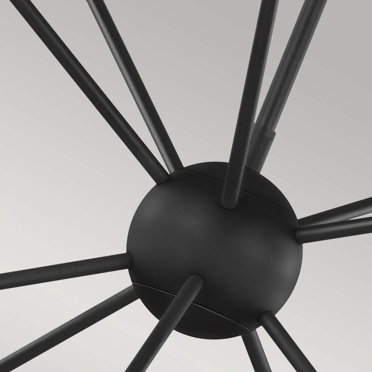 Jax Celestial Starburst 10-Light Interior Chandelier - Midnight Black