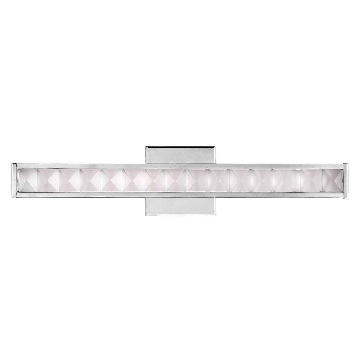 Dazzling Crystal Reflection LED Wall Light - Polished Chrome Finish