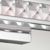 Dazzling Crystal Reflection LED Wall Light - Polished Chrome Finish
