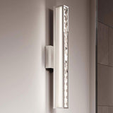Dazzling Crystal Reflection LED Wall Light - Polished Chrome Finish