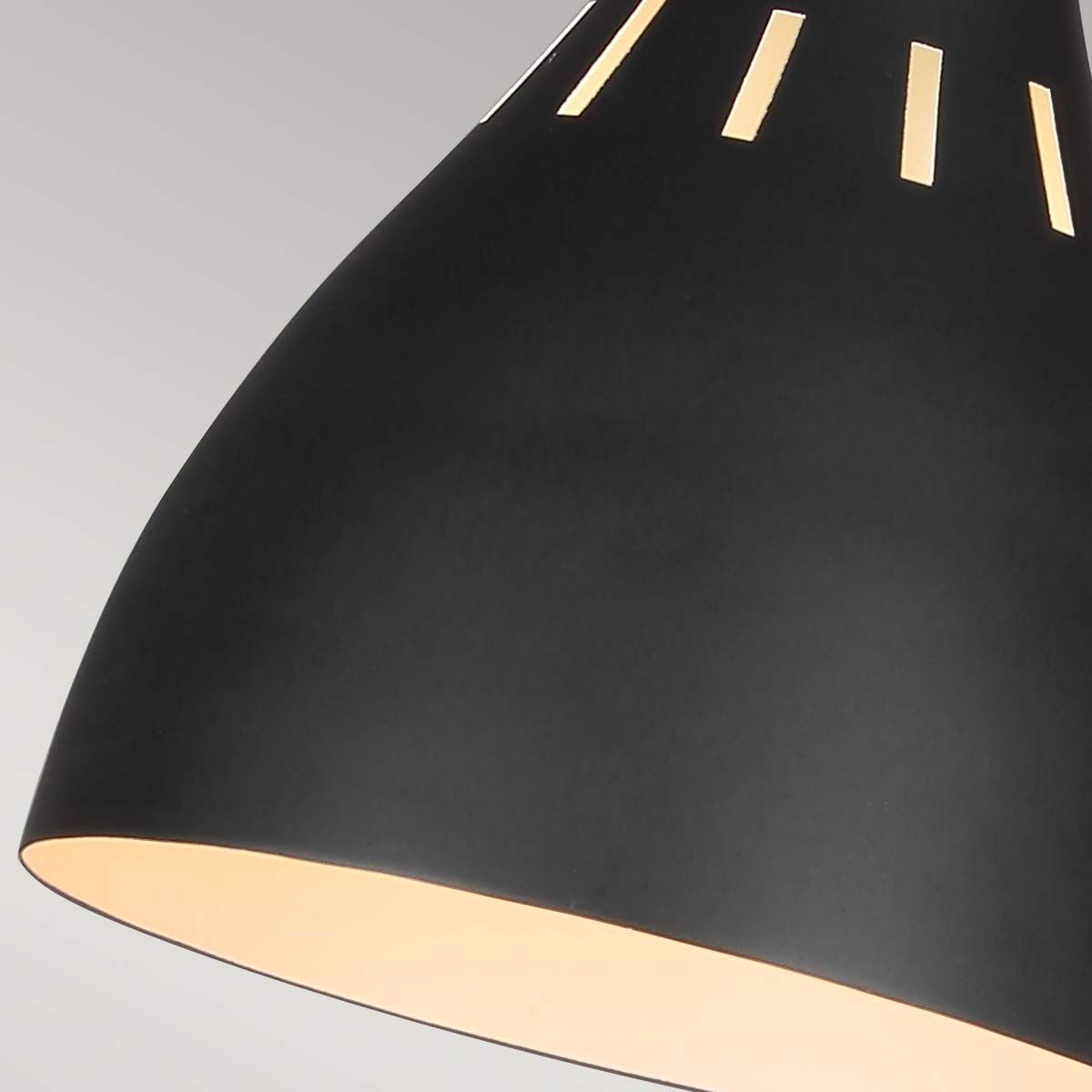 Joan Modern Hourglass Table Lamp - Midnight Black & Burnished Brass