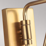 Joan 1 Light Interior Sconce - Midnight Black & Burnished Brass