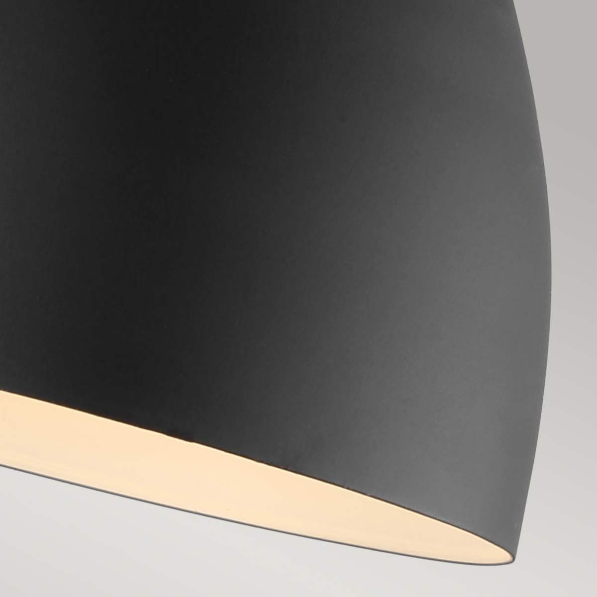 Joan 1 Light Interior Sconce - Midnight Black & Burnished Brass
