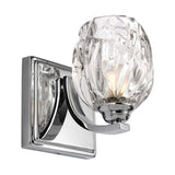 Kalli Polished Chrome Crystal Bathroom Wall Light