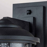 Coastal Beacon Textured Black Outdoor Wall Lantern