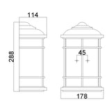 Coastal Beacon Wall Lantern