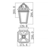 Londontowne 1-Light Weathered Chestnut Wall Lantern