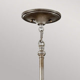 Elegant Two-Tier Silver Crystal Chandelier with Light Diffusers