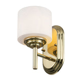 Elegant Malibu Polished Brass Wall Sconce