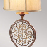 Exquisite Marcella Bronze Table Lamp with Sand Shade
