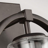 Marlena Geometric Oval Wall Light in Antique Bronze Finish
