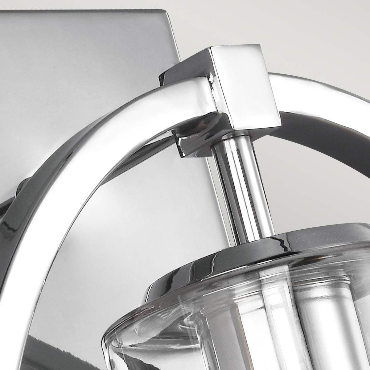 Marlena Geometric Wall Light in Polished Chrome Finish