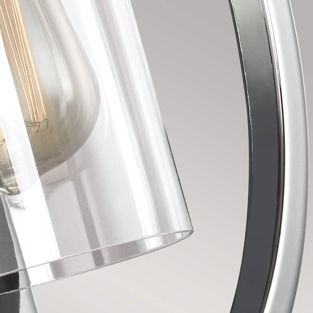 Marlena Geometric Wall Light in Polished Chrome Finish