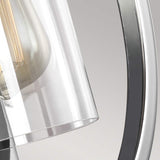 Marlena Geometric Wall Light in Polished Chrome Finish
