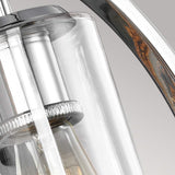 Marlena Geometric Wall Light in Polished Chrome Finish