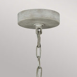 Maryville French Country 3-Light Chandelier in Weathered Washed Grey