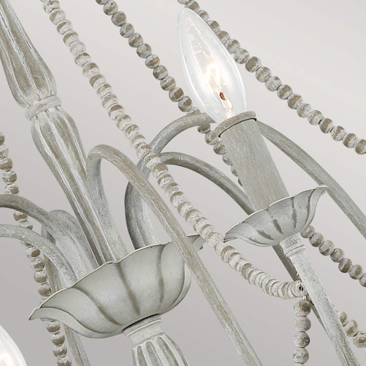 Maryville French Country 6-Light Weathered Chandelier