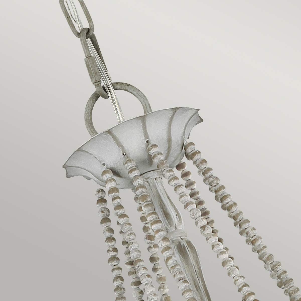 French Country Elegance: Maryville 9-Light Weathered Chandelier
