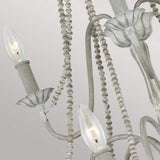 French Country Elegance: Maryville 9-Light Weathered Chandelier