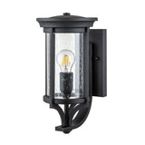 Merrill 1 Light Small Wall Lantern Black