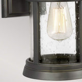 Newport Coastal Wall Lantern in Antique Bronze Finish